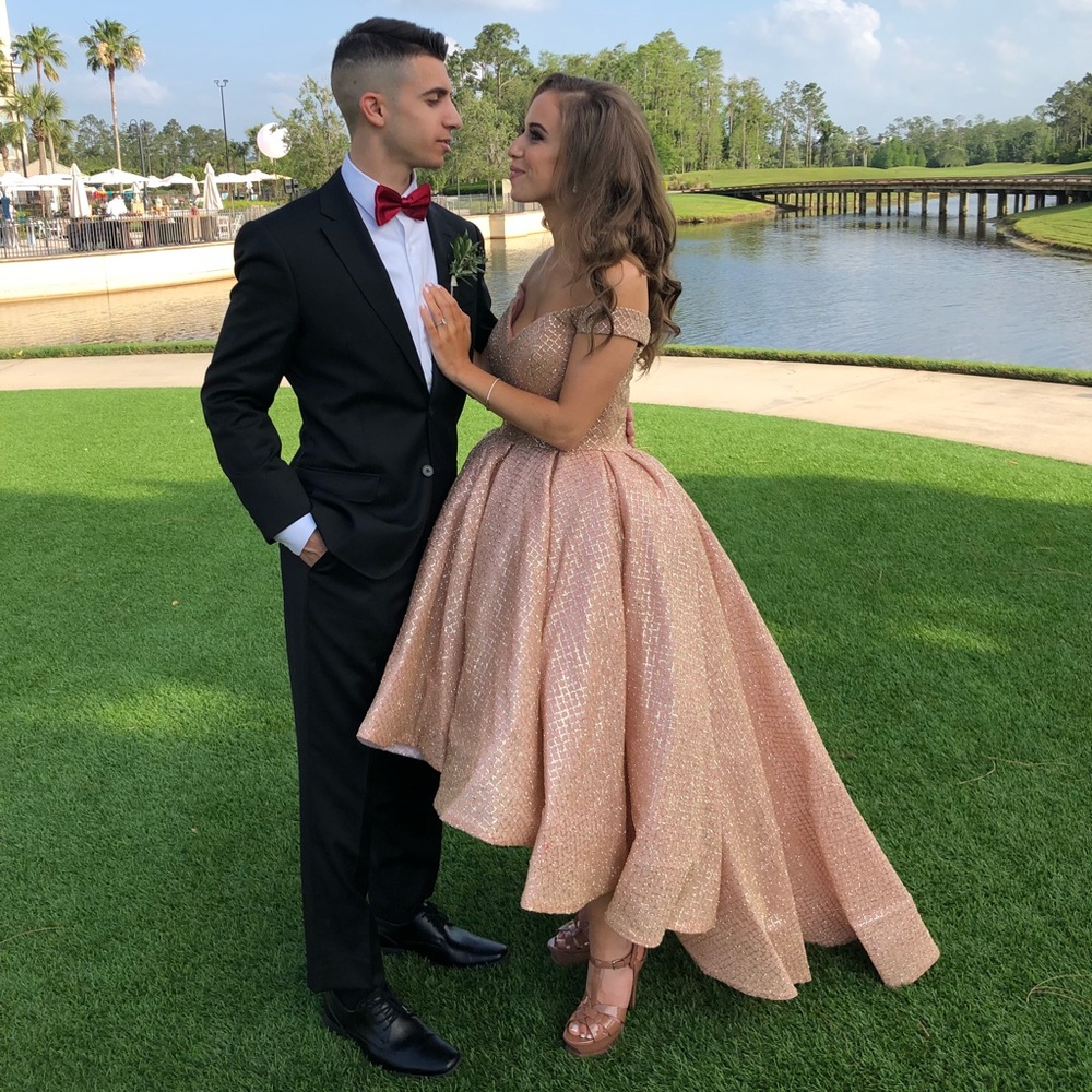 Portia and Scarlett Gold Gown